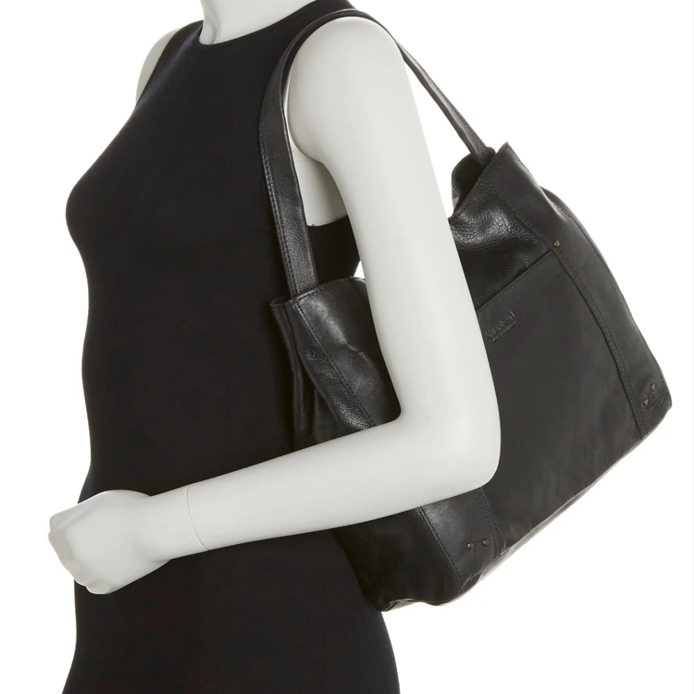 American Leather Co Philadelphia Leather Hobo Bag